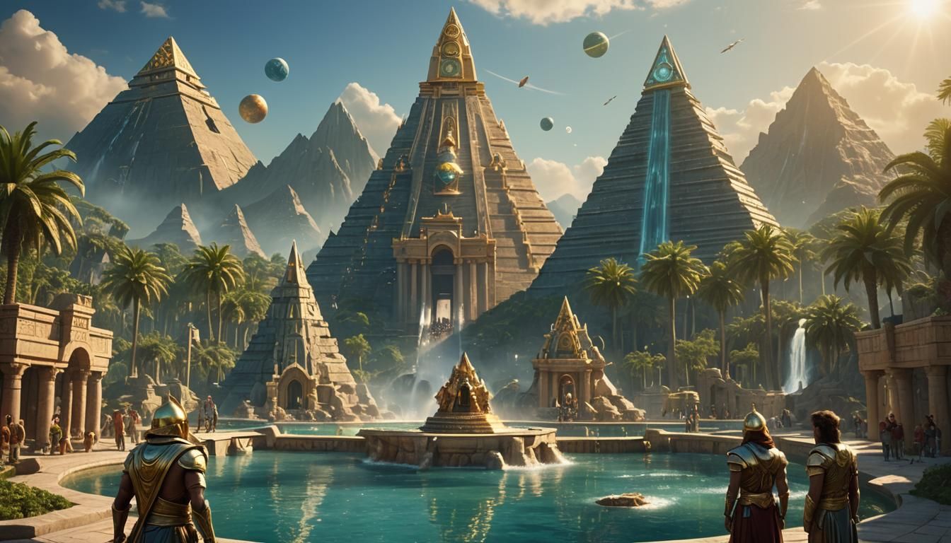 Temple of Healing Fountain in Atlantis