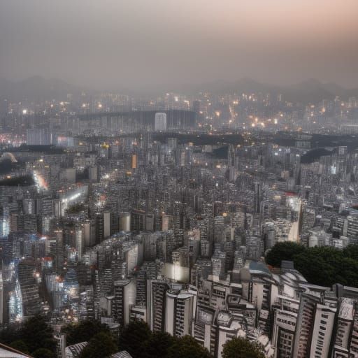 Hyperrealistic Seoul, South Korea in High Definition