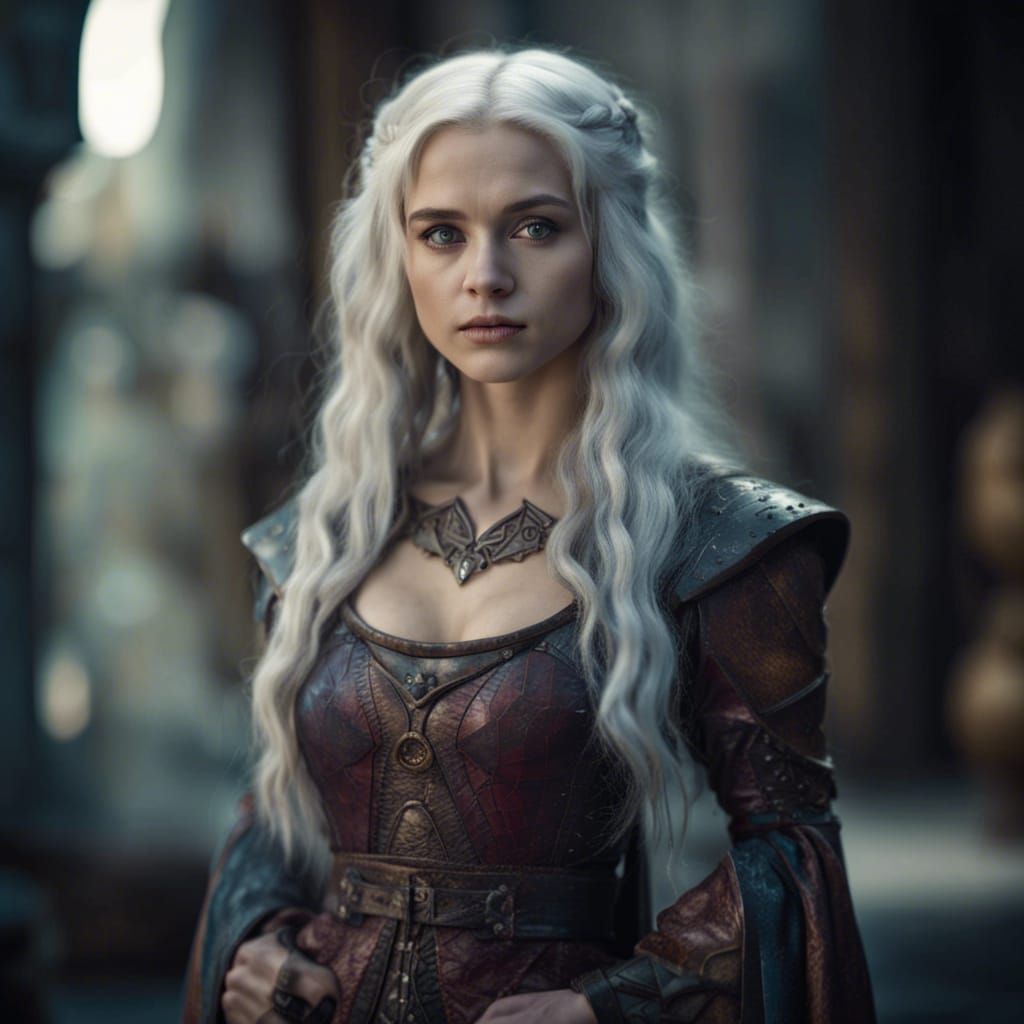 Westeros Dress Portrait: Hourglass Figure, Soft Focus