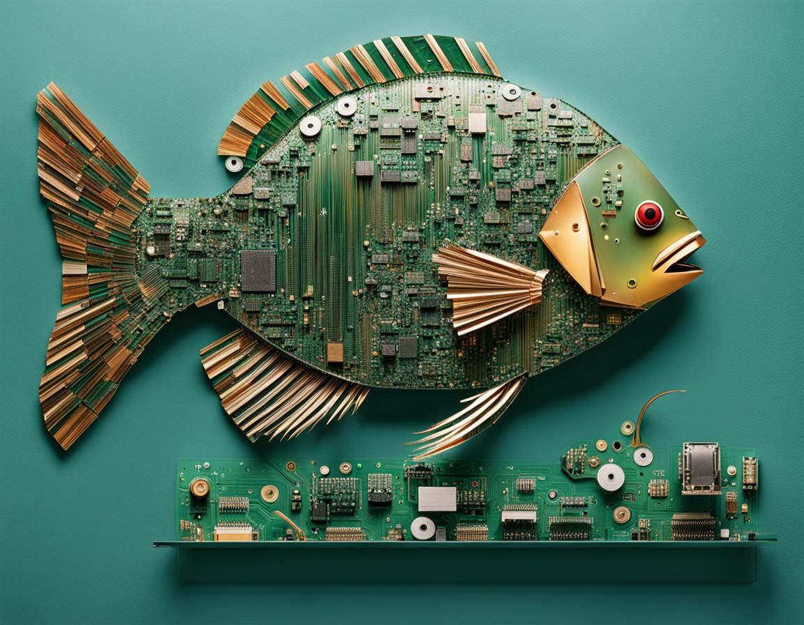 Circuit Board Fish: A Fusion of Tech and Nature