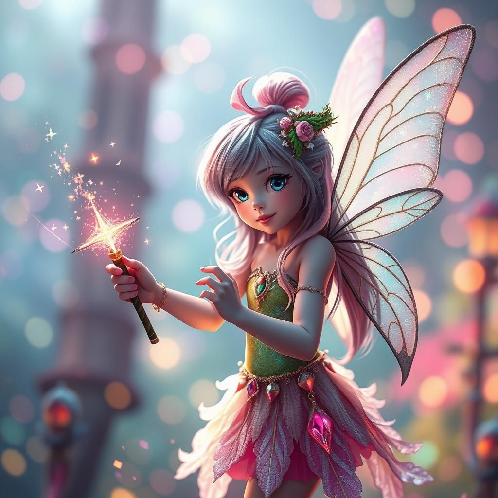 Pixie Pixelates World with Magic Wand