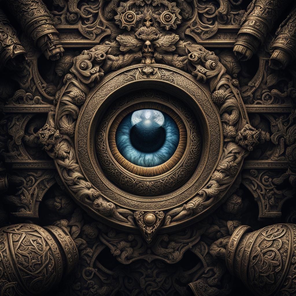 Fearful Symmetry: Hyperrealistic and Intricate Image