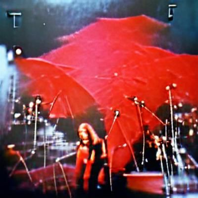 Vintage Concert Poster: Raining Red and Black Tour