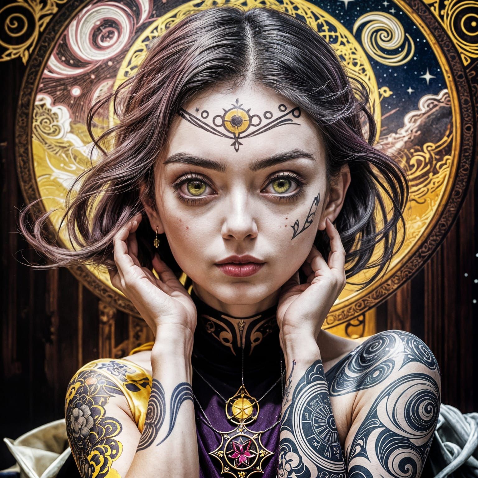 Papal Revelation in Retrofuturistic Splendor