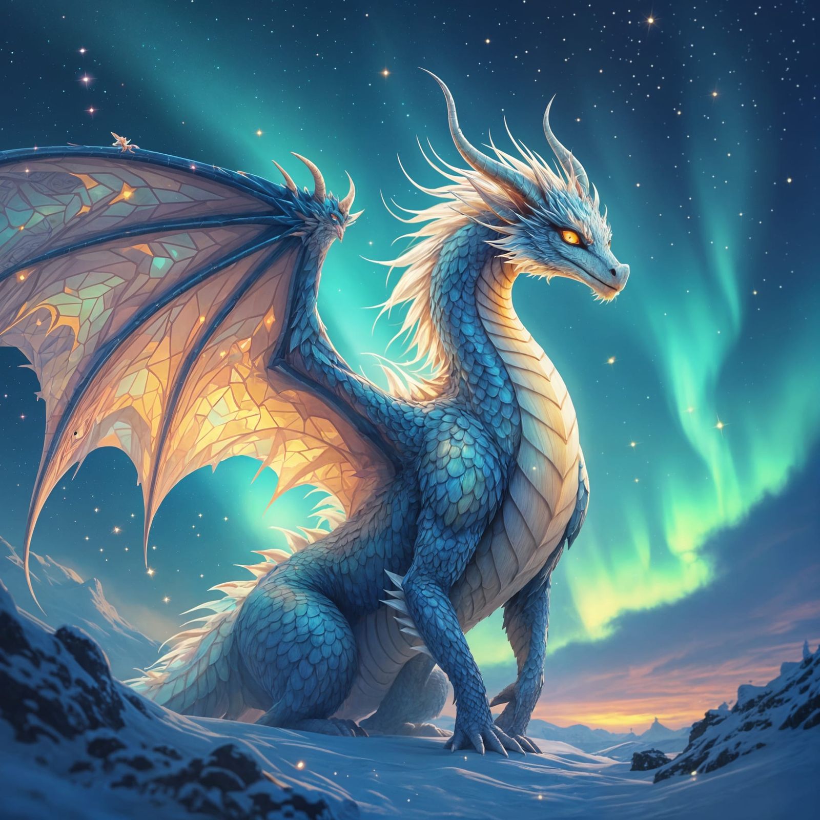 Mythical Creatures in an Alien Landscape