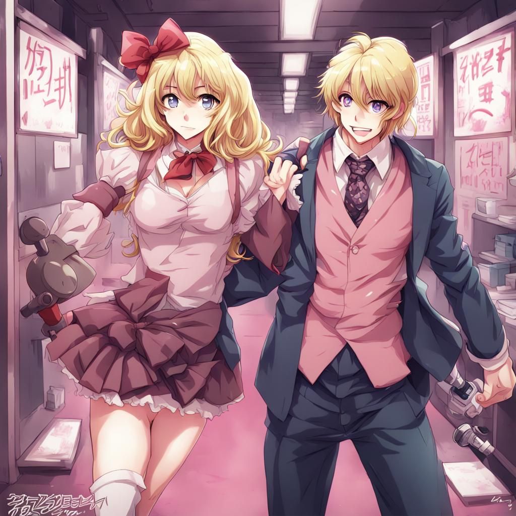 Funny Valentine and Dirty Deeds Done Cheap, Anime Art