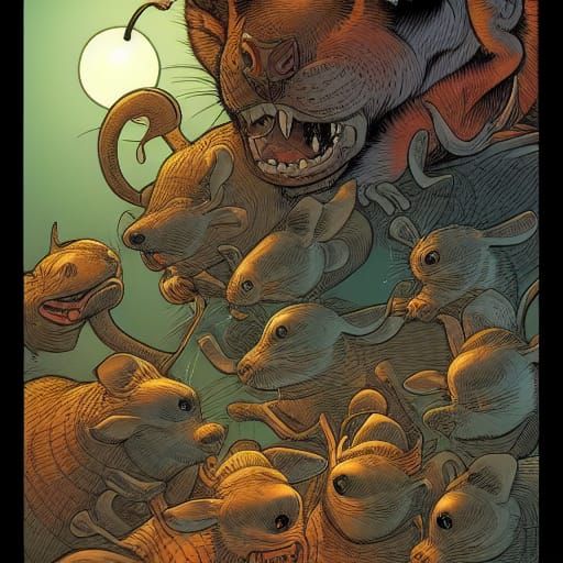 Comic Book Art: Rats Of Unusual Size
