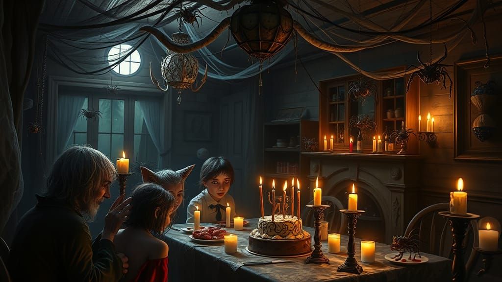 Spooky Birthday Party With Ghouls and Goblins