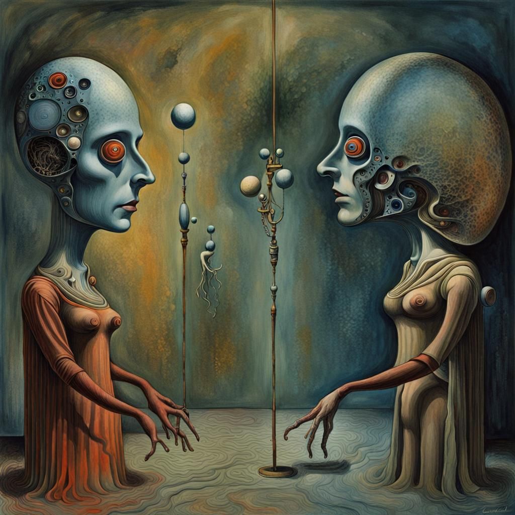 Surreal Dreamscape in Deep Color, Magical Realism Style