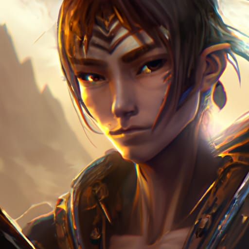 Hyperdetailed Portrait with Dynamic Lighting, Trending Art