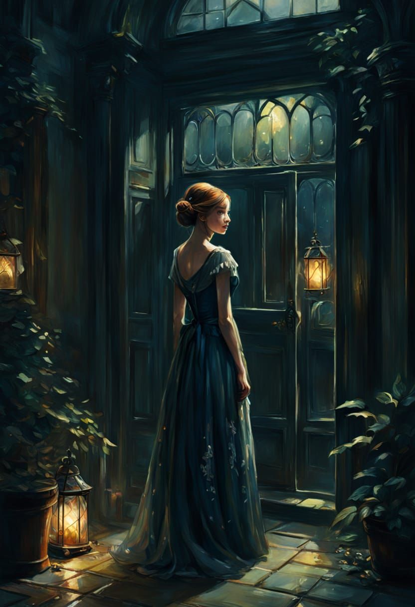 Atmospheric Painterly Illustration With Elegant Lighting