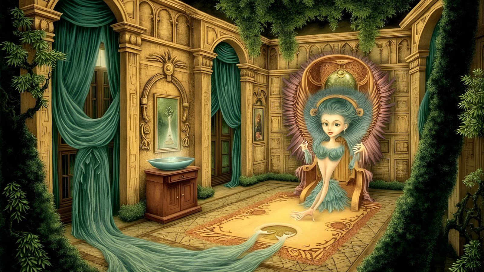 Ancient Egyptian Queen in Modern TV Show Setting