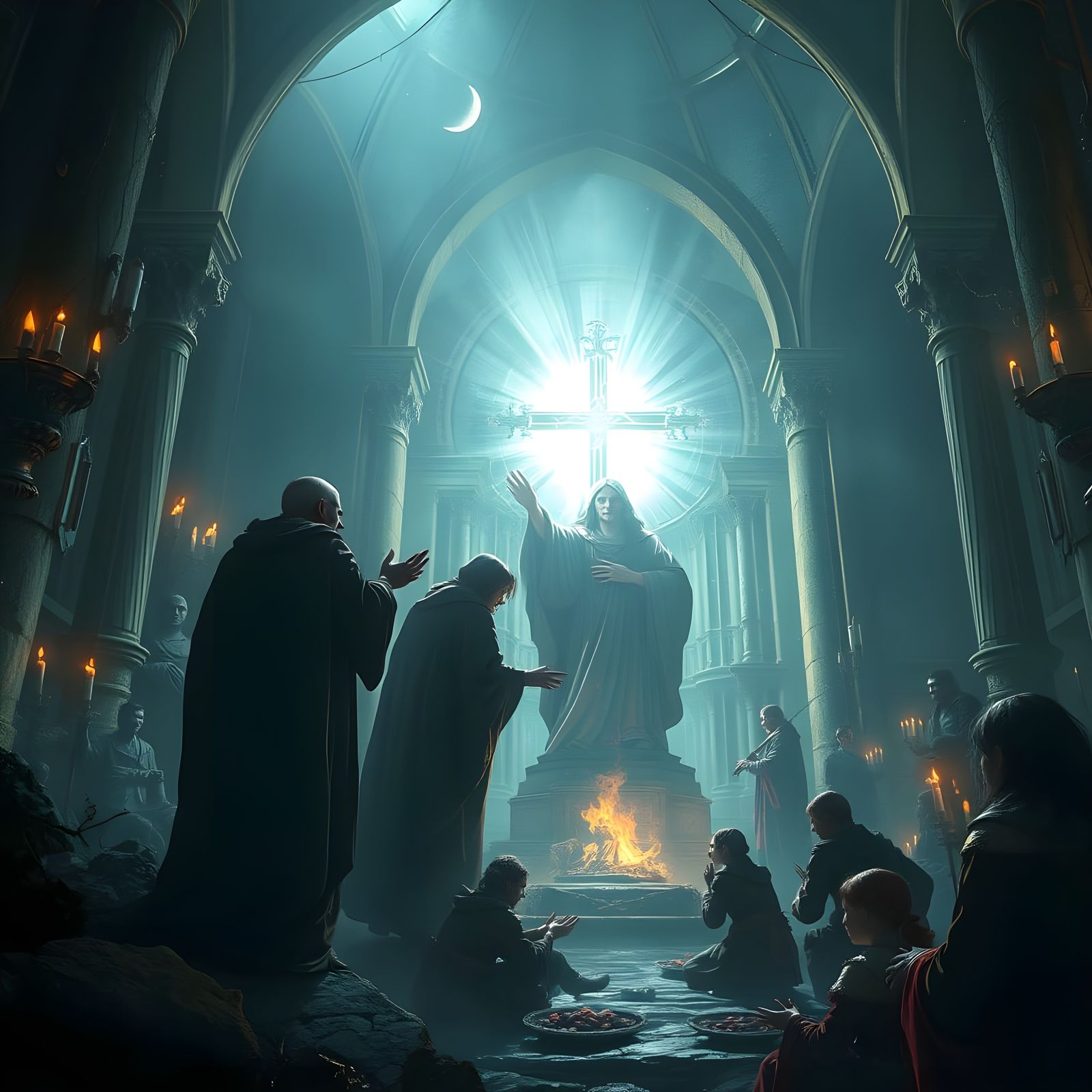 Horrific Video Game Character Bleeding, Hyper-Detailed