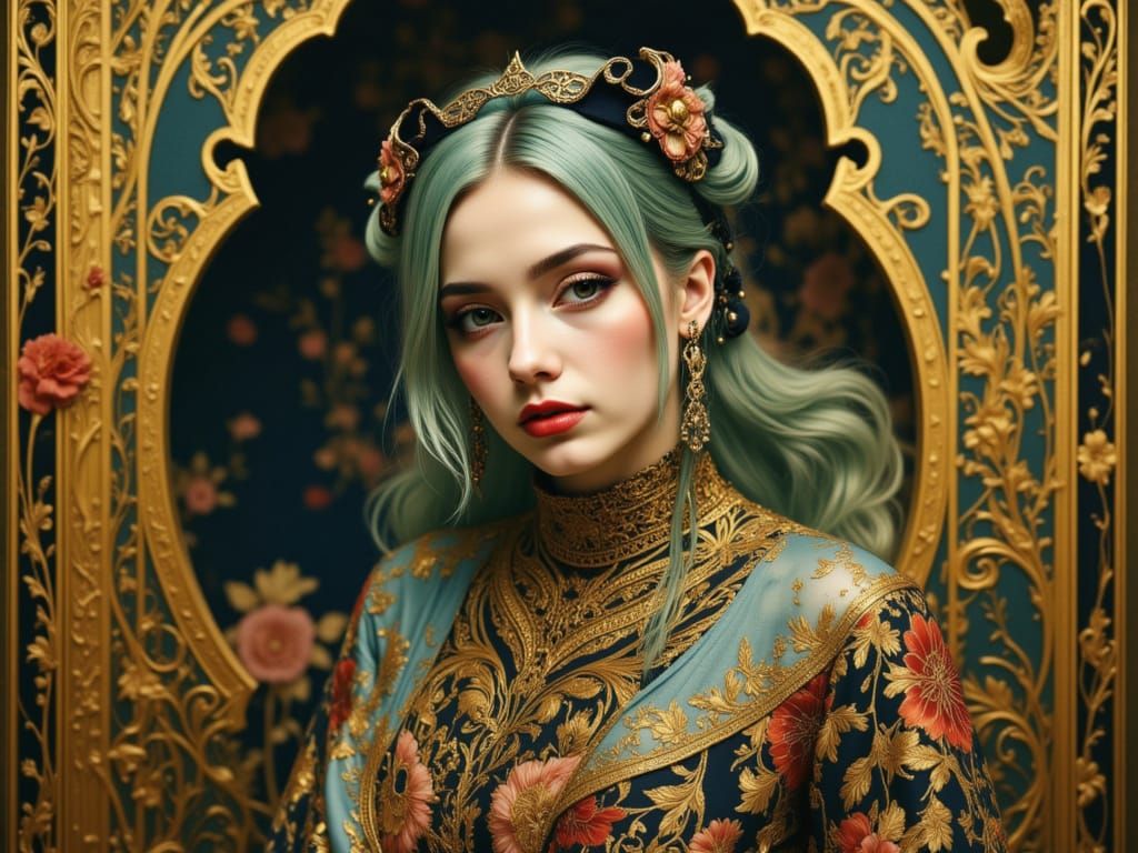 MissPixxy Clay Portrait in Fantasy Realism Style