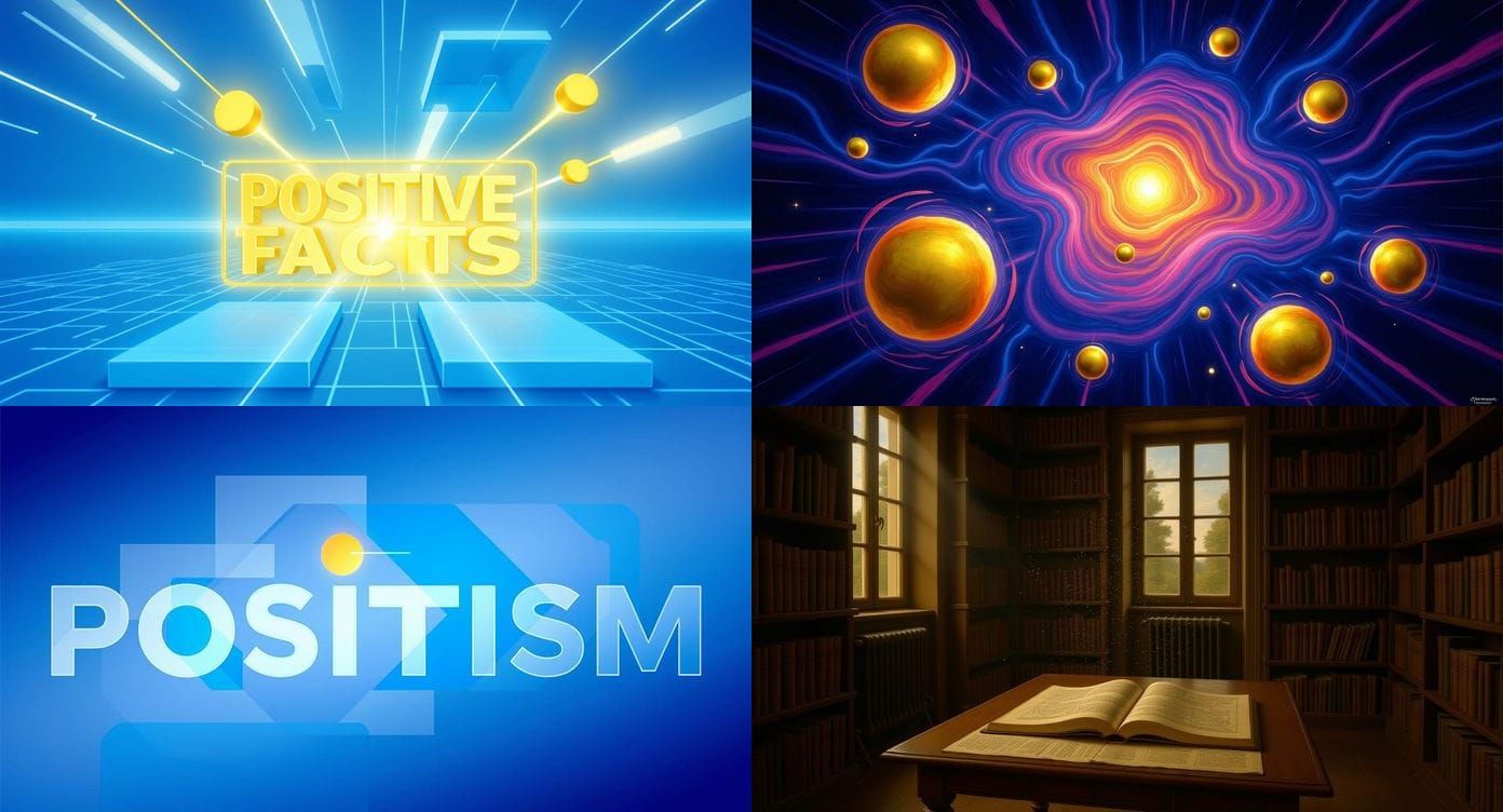 Abstract Representation of Positivist Philosophy and Empiric...