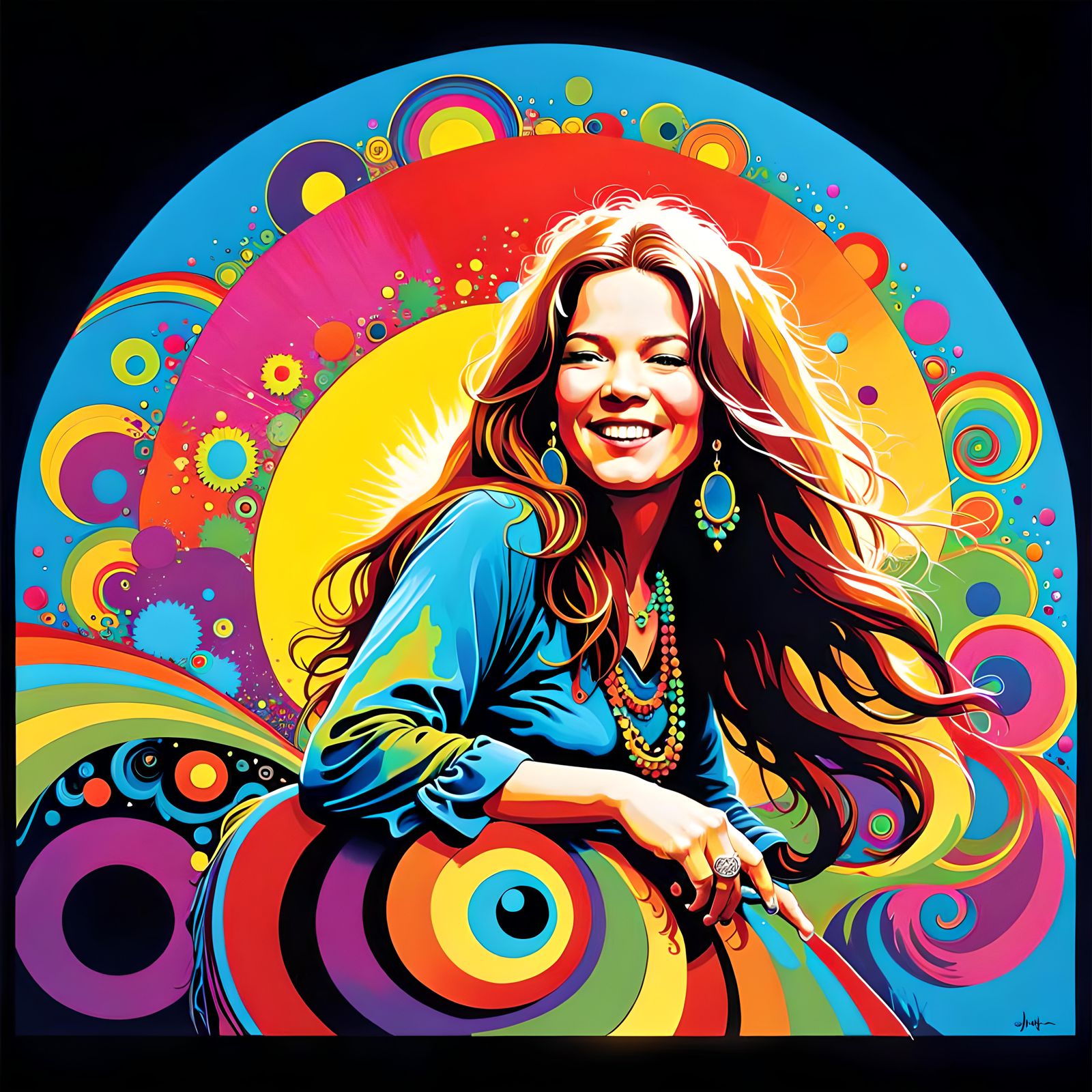Psychedelic Soul: The Divine Janis Joplin and the Vibrant 60s Artistry