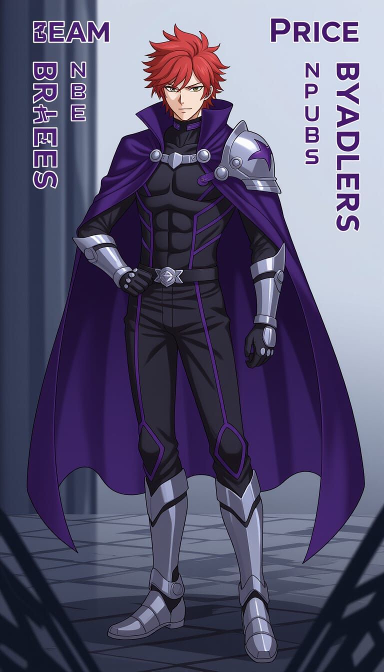 Anime Style Image of Adam Zenoheld as Dark Brawler