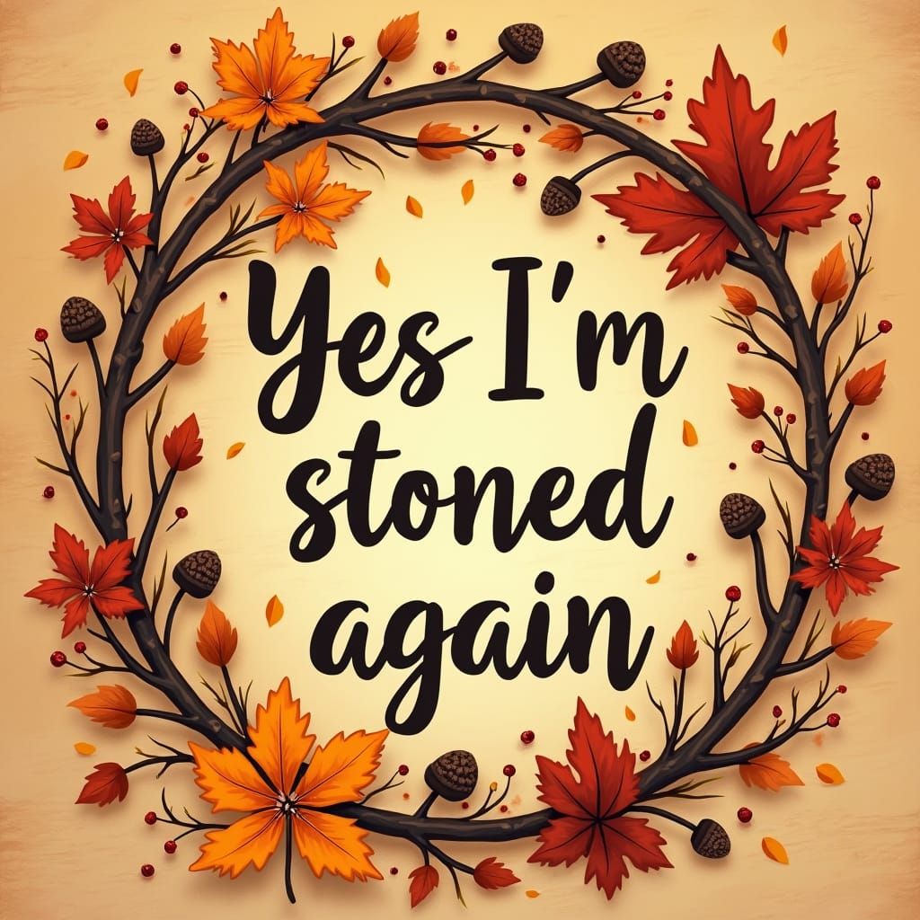 Thanksgiving Wallpaper: Yes I'm Stoned Again