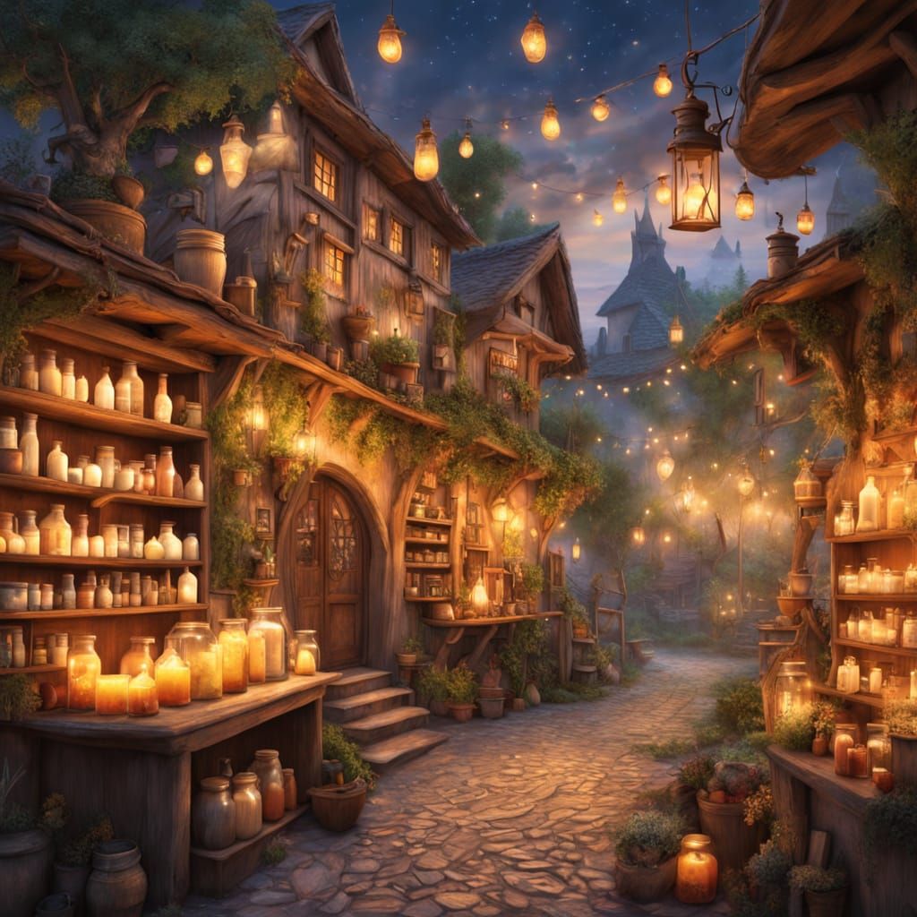 Enchanted Apothecary in Whimsical Albion Village