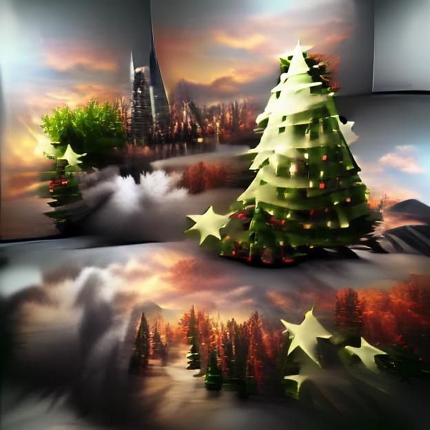 Hyperrealistic Christmas Tree in 8K Resolution