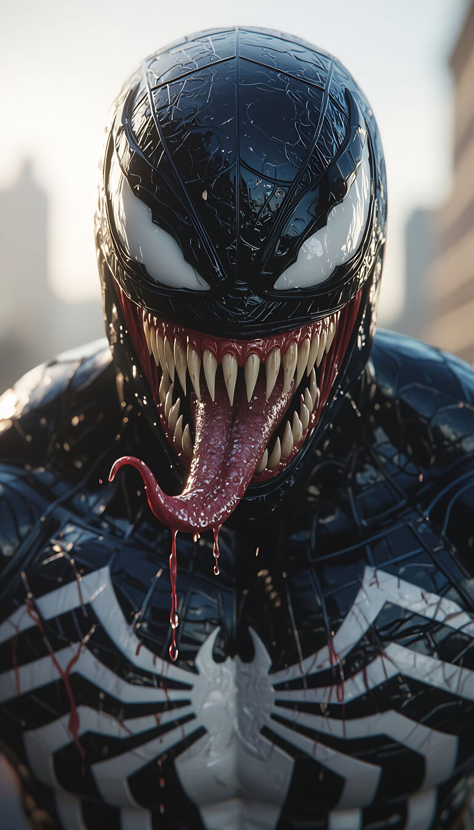 Venom Portrait in Pixar Disney Style