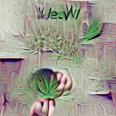 Close-Up of a Thriving Cannabis Plant