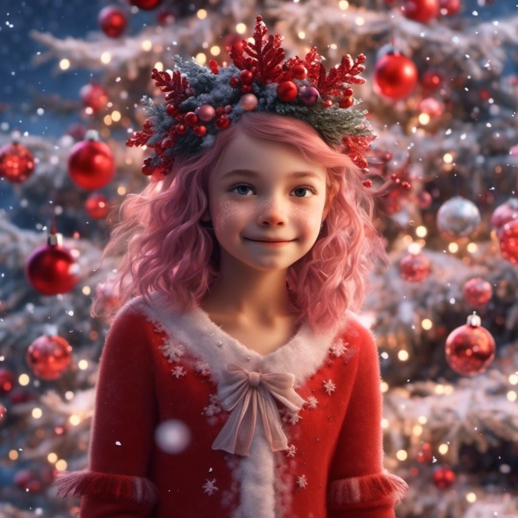 <lora:NC Hyperreal:1.0> a girl dressed as a fairy standing i...