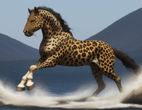 Horse with Leopard Spots: A Hybrid Animal