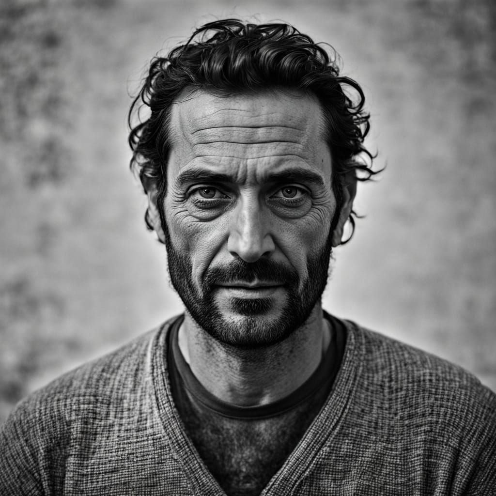 Photorealistic Portrait of an Elegant Greek Man