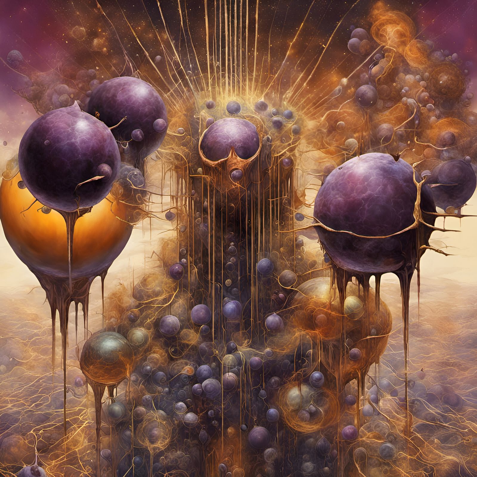 Surreal Matchstick Men in a Photorealistic Style