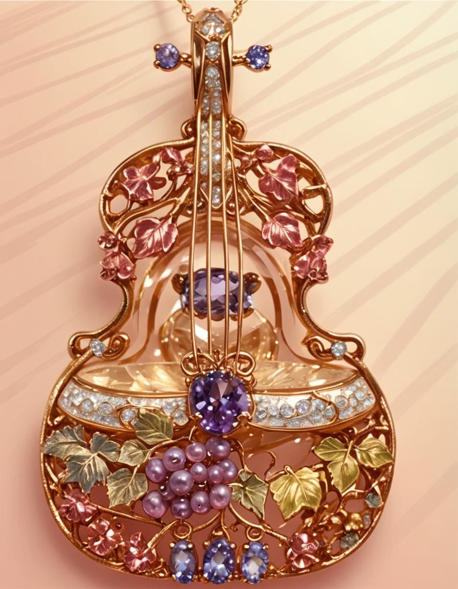 Periwinkle Gemstone Pendant in White Gold Setting