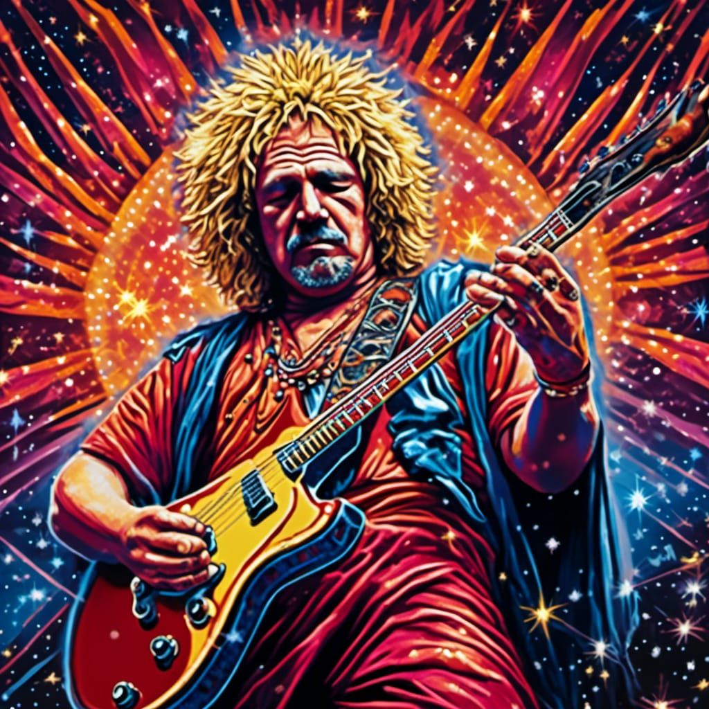 Hyperrealistic Rock Wizard Portrait in HDR