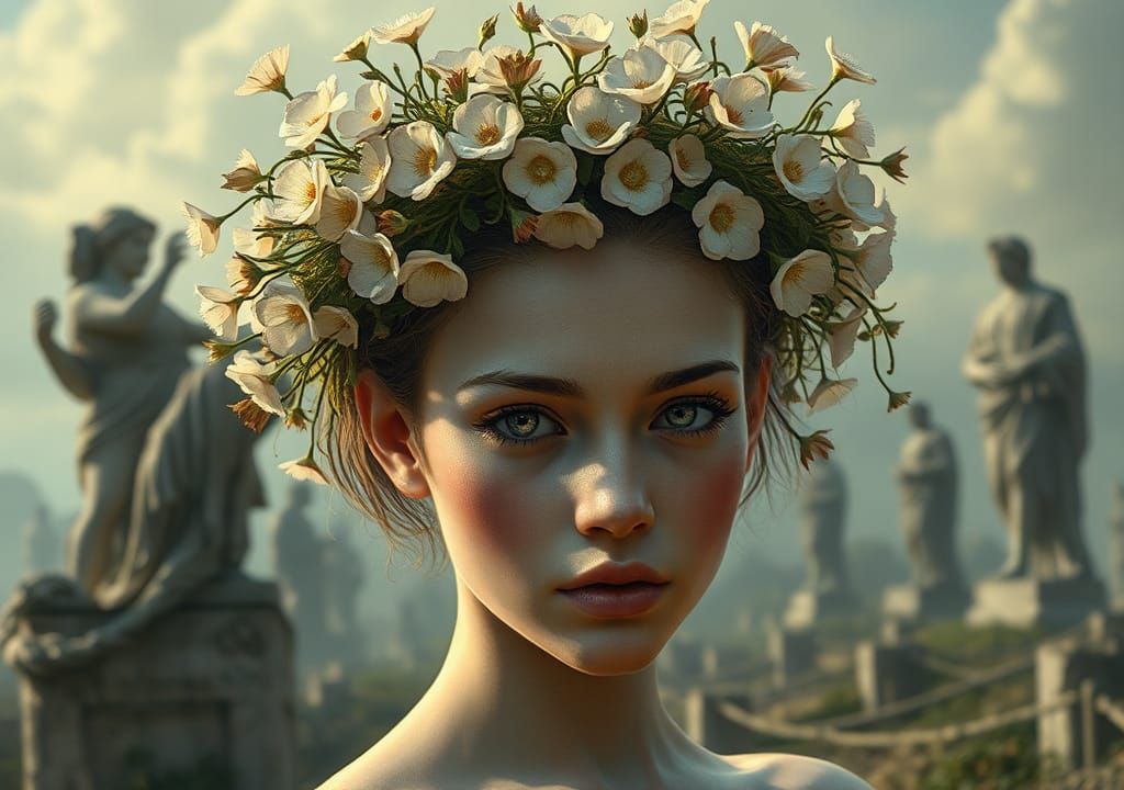 Cursed Floral Crown of Agelessness and Isolation