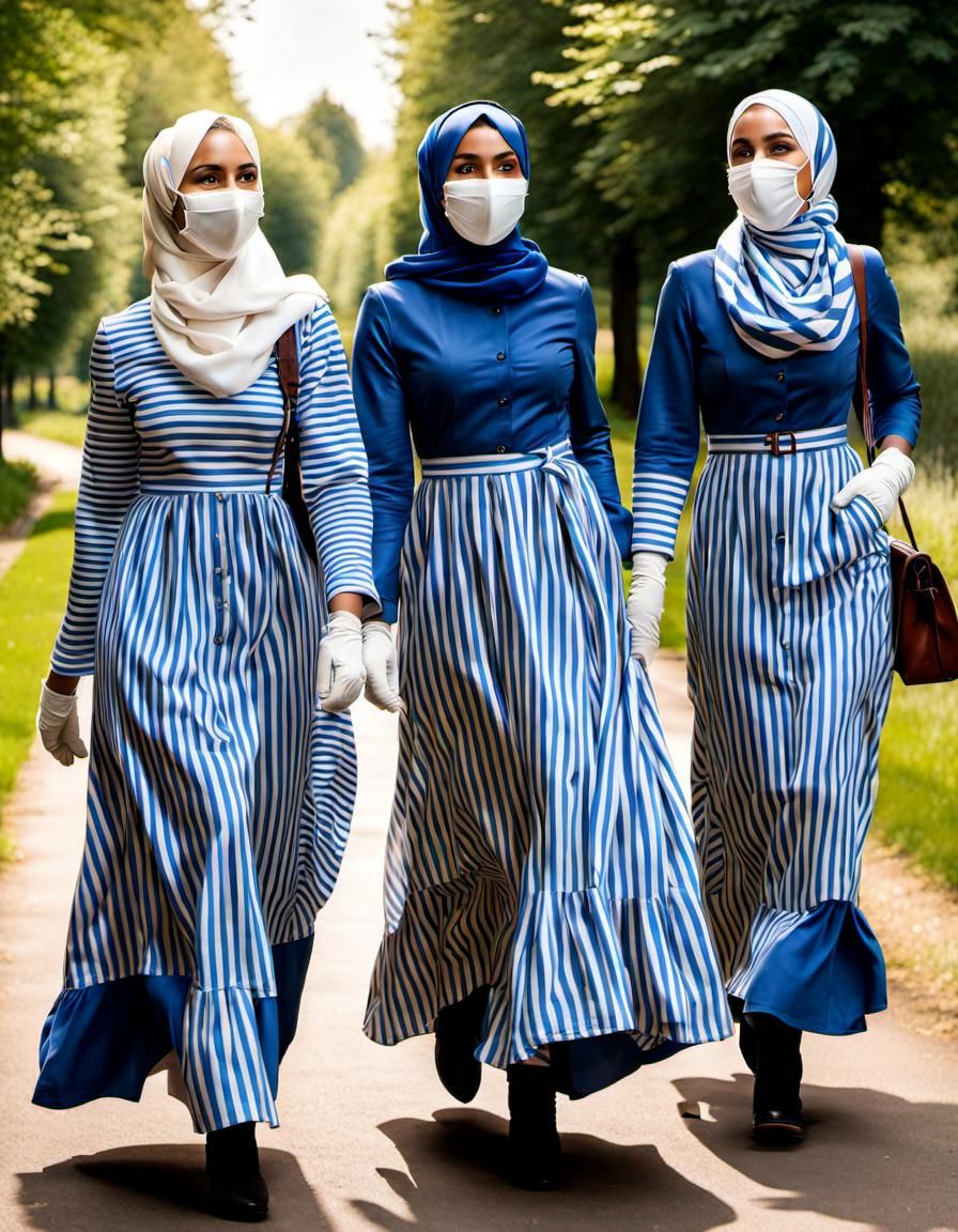 Danish Women in Hamburg: An Oil Painting Portrait