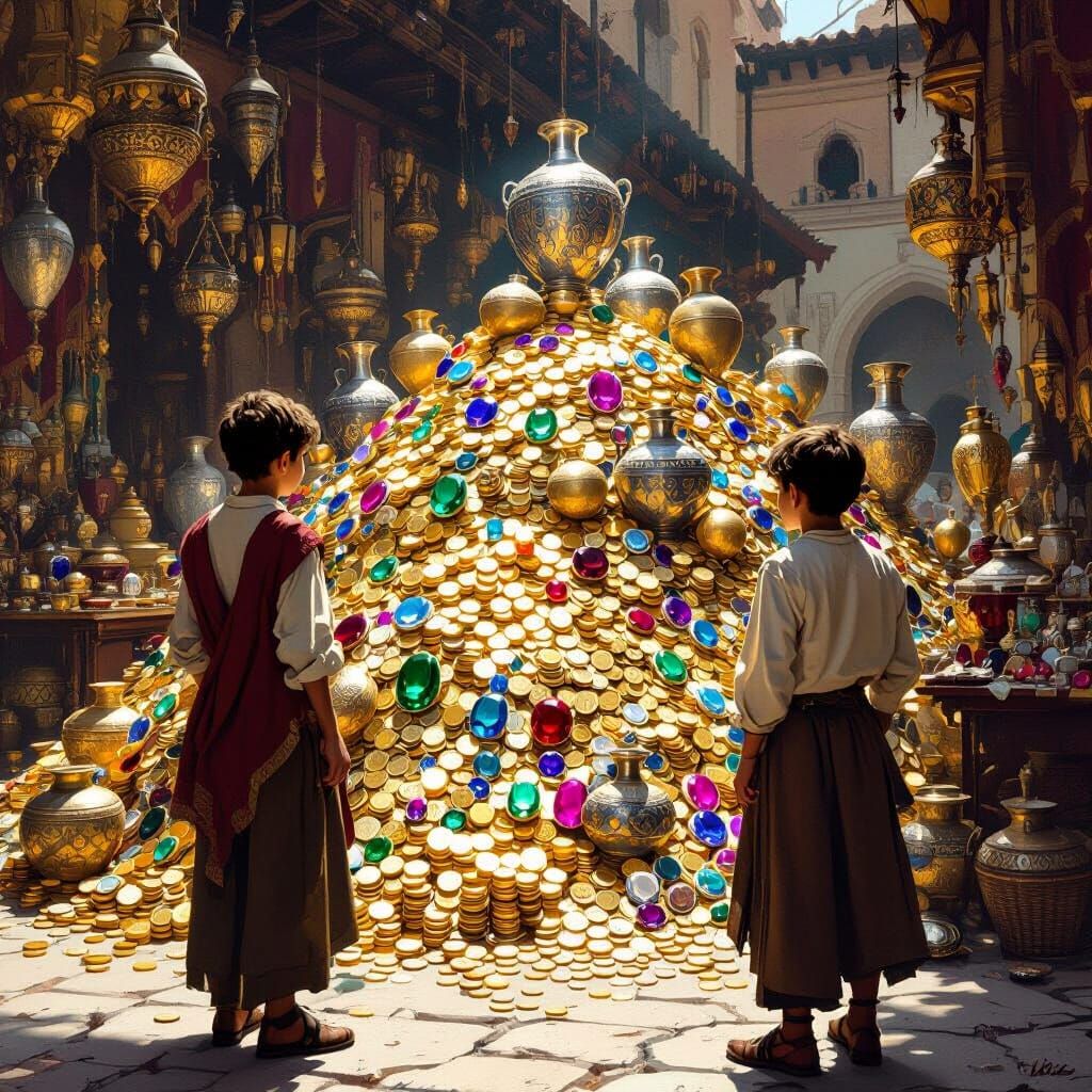 Brothers Discover Treasure in Opulent Baroque Marketplace