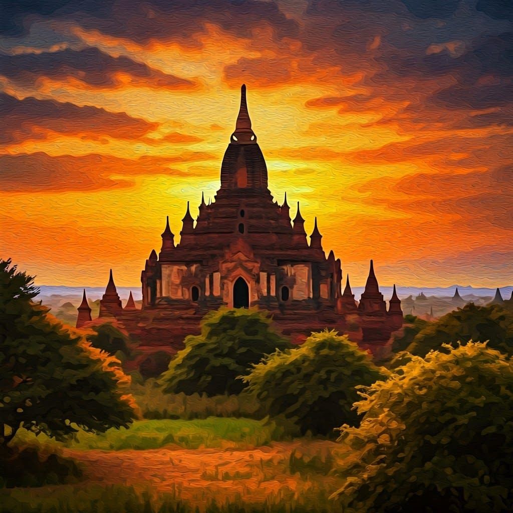 The Temple of Bagan (Myanmar)