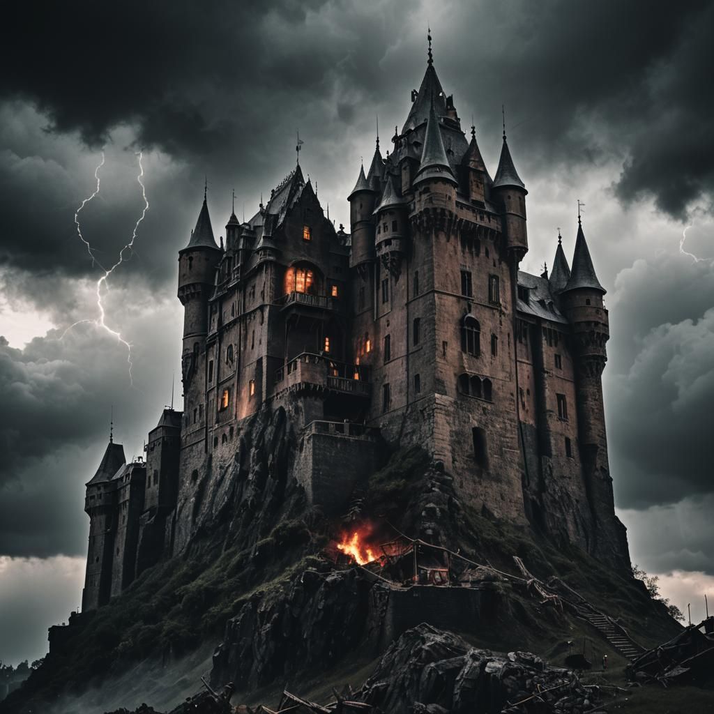 Cursed Castle War in the Sky