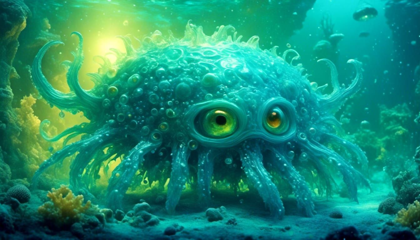 creature beneath the sea