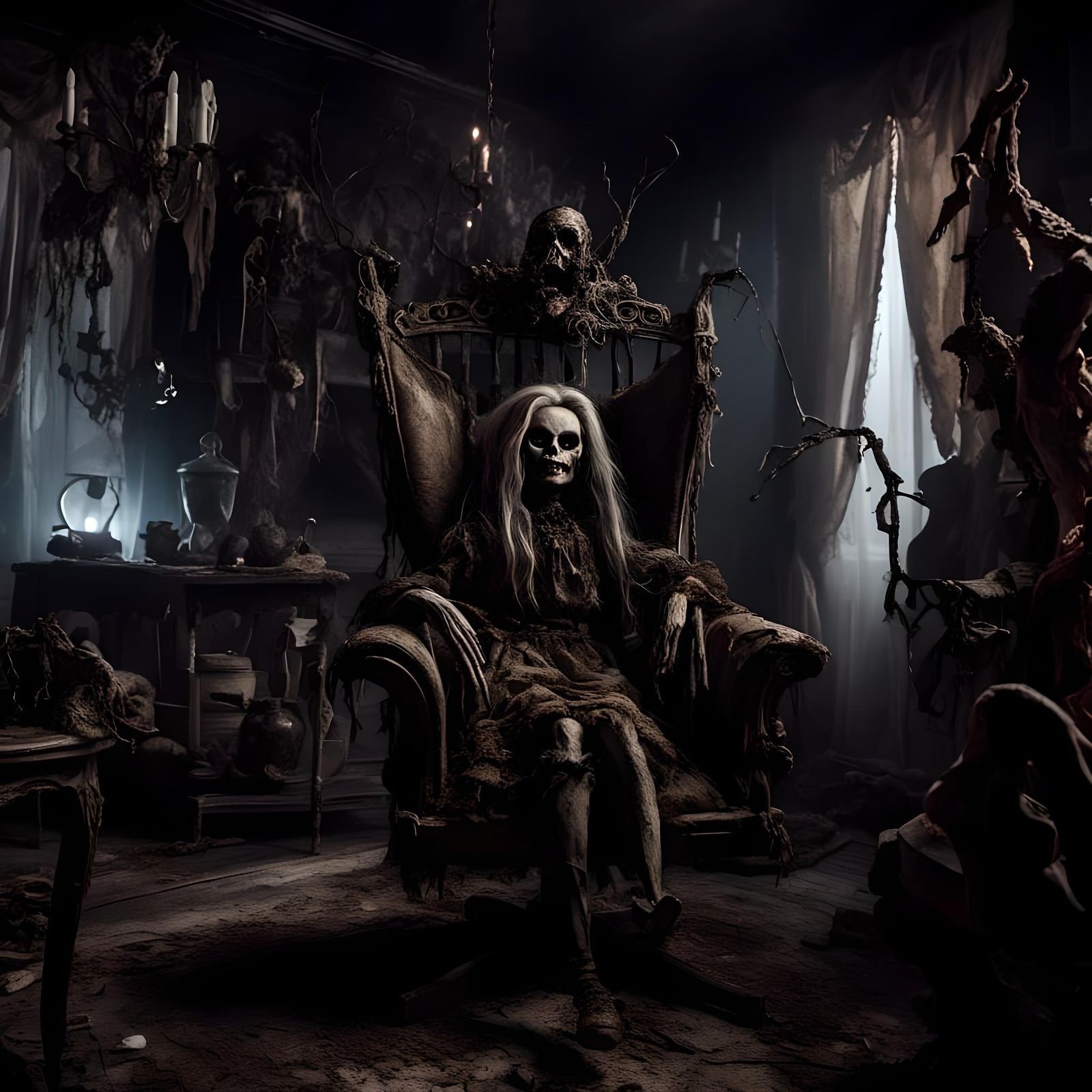 <lora:Eclipse:1.0> The Conjuring scene with the doll that lo...