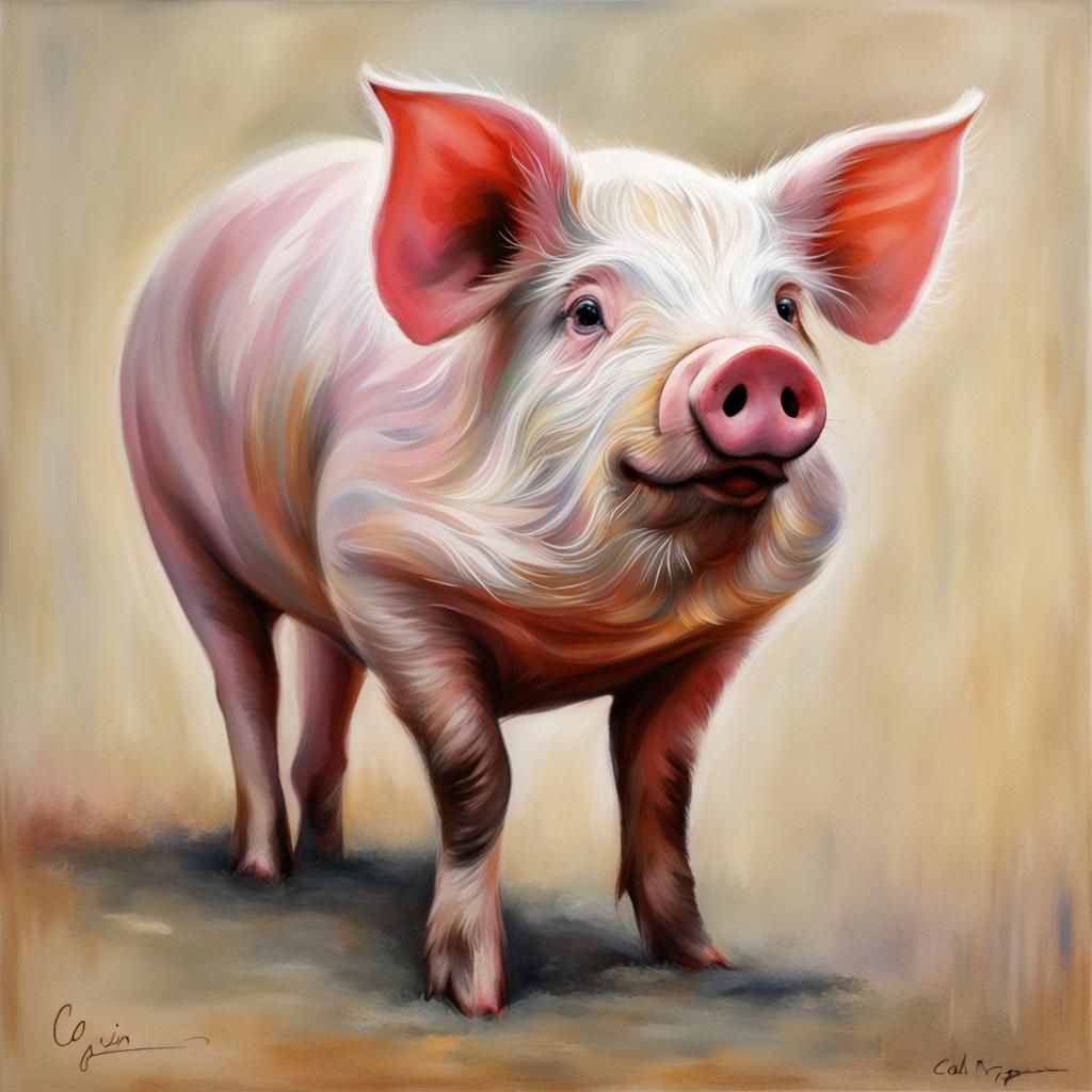 Colin Pig Generated by AI