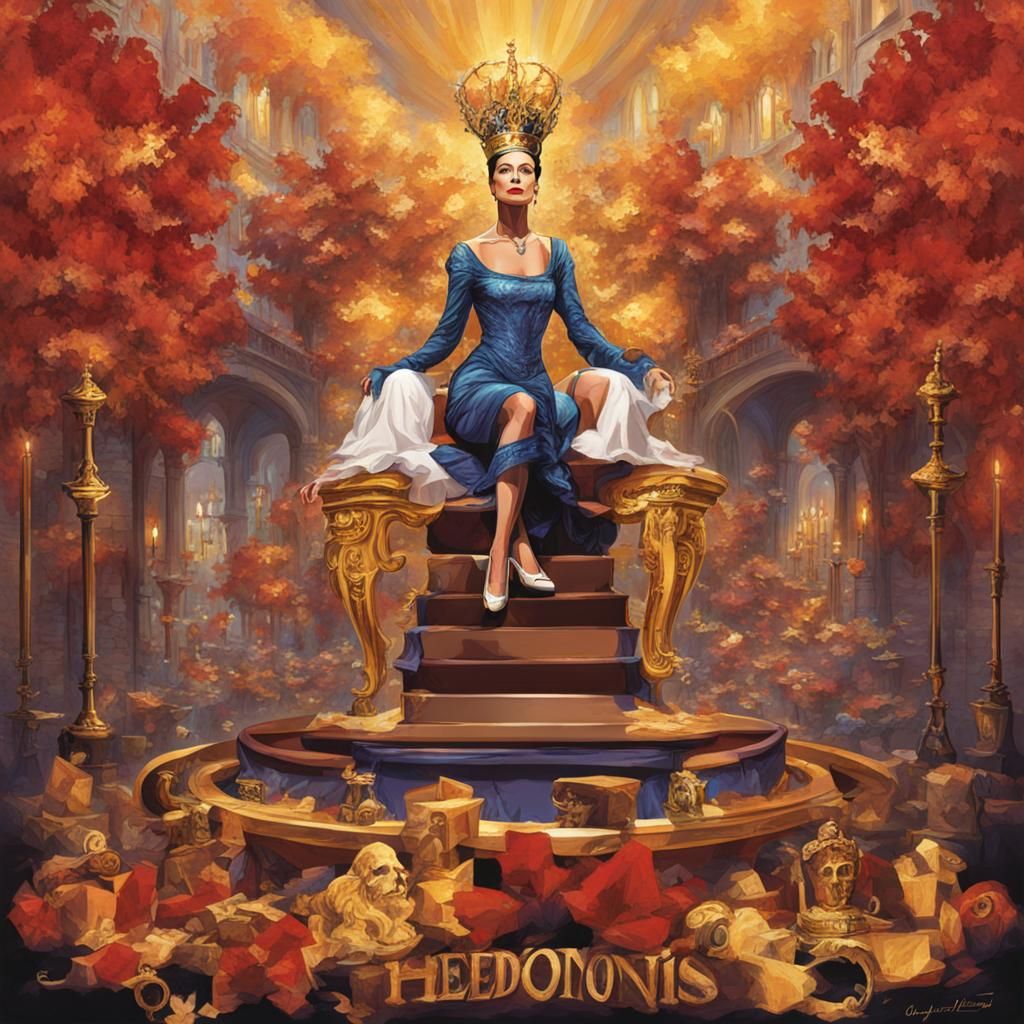 Queen of Hedonism: An AI Interpretation