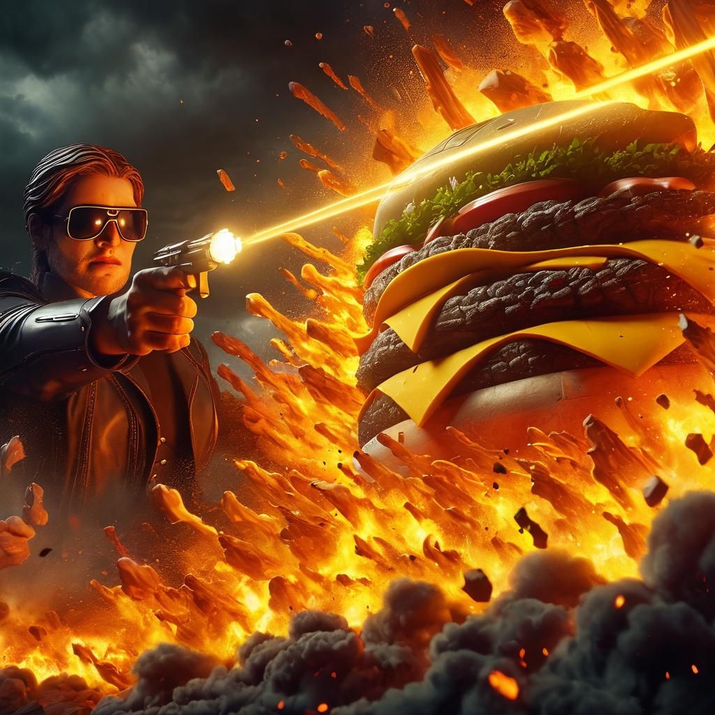 Creating an epic splash art based on the user's detailed des...