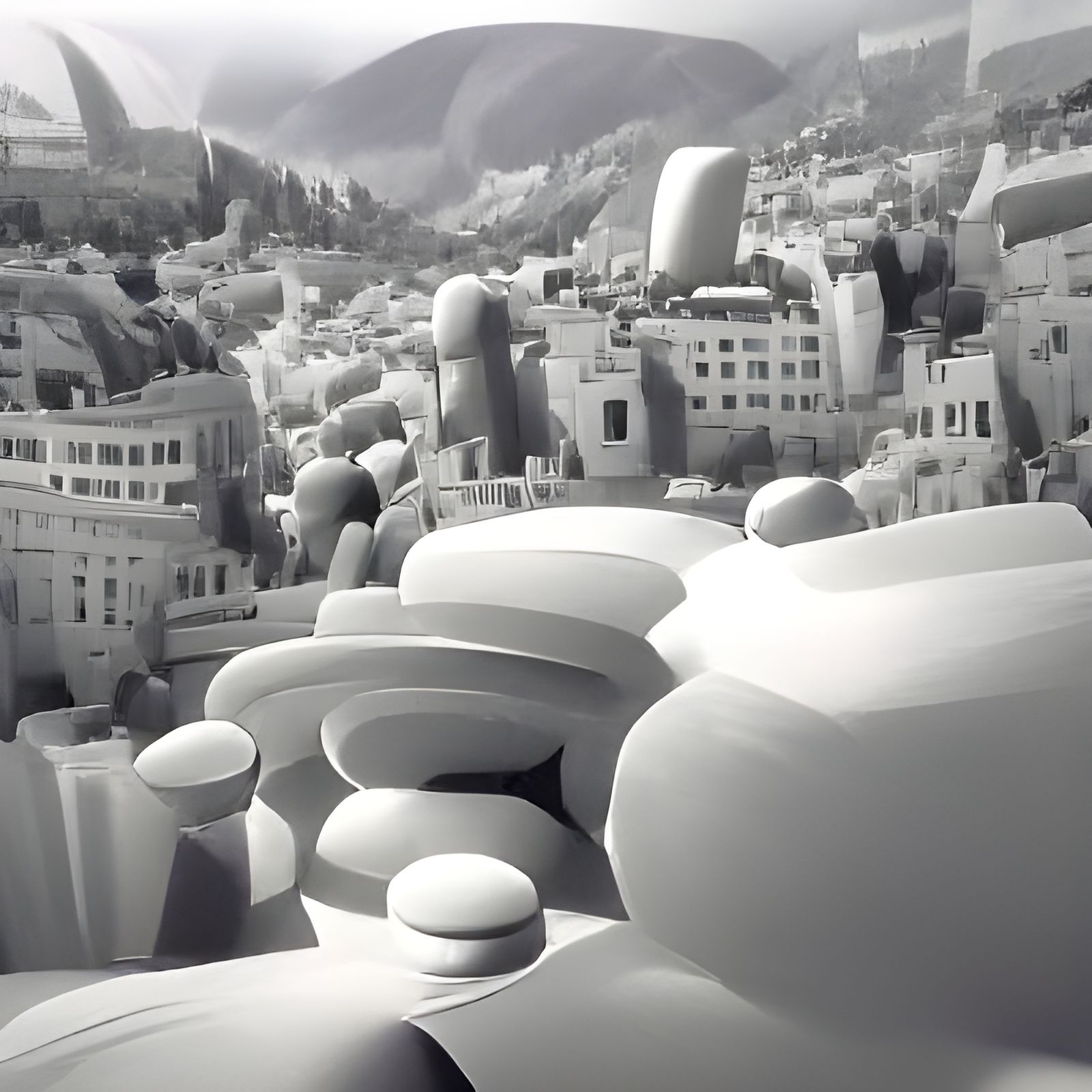 Impressive NFT as Matte Painting with Ambient Occlusion