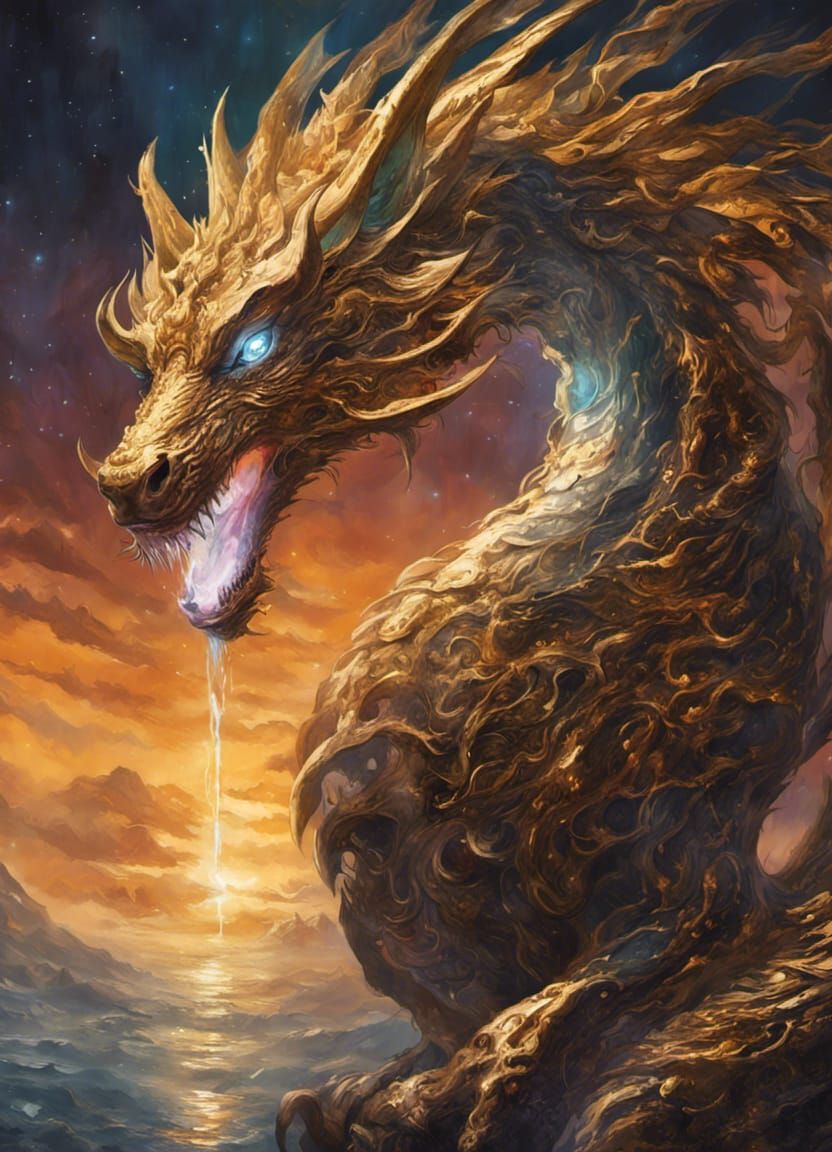 Golden Loch Ness Monster