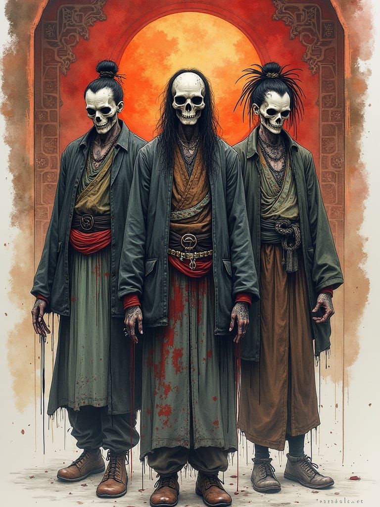 Sanshi, The Three Corpses