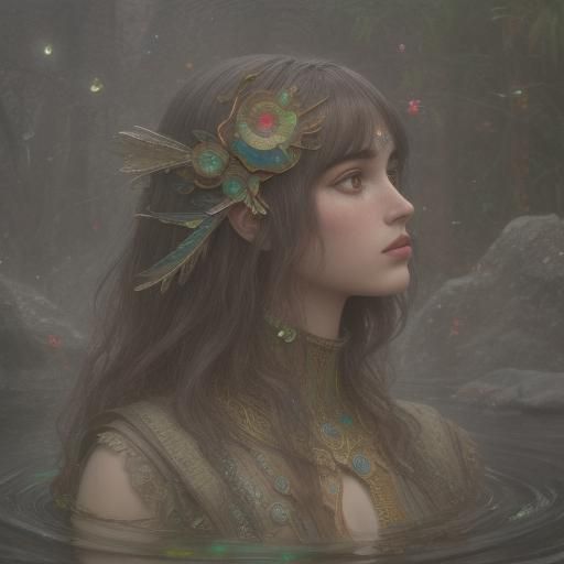 Psychedelic Surrealism: Elegant CGI Masterpiece in 8k