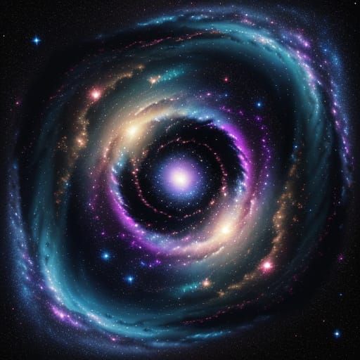 Infinite Universe Unfolds in Surreal, Ethereal Style