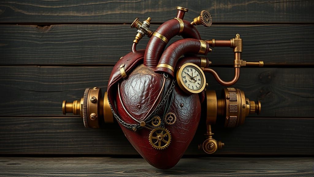 Steampunk Heart Engine