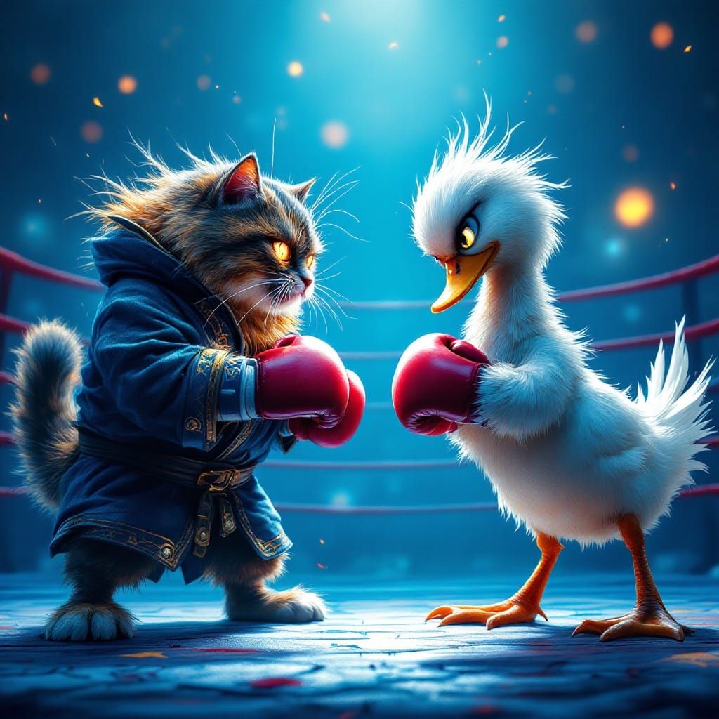 Cat verses Duck