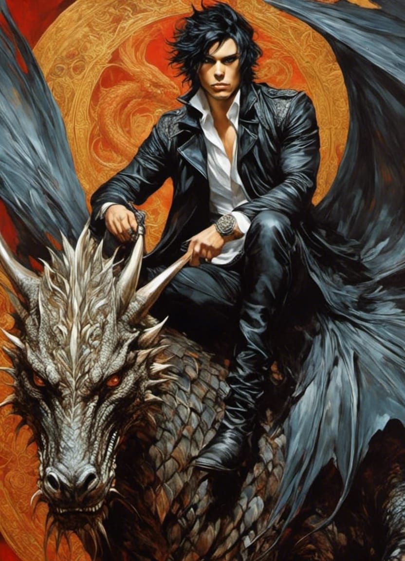 Dragon Rider Portrait in High Definition